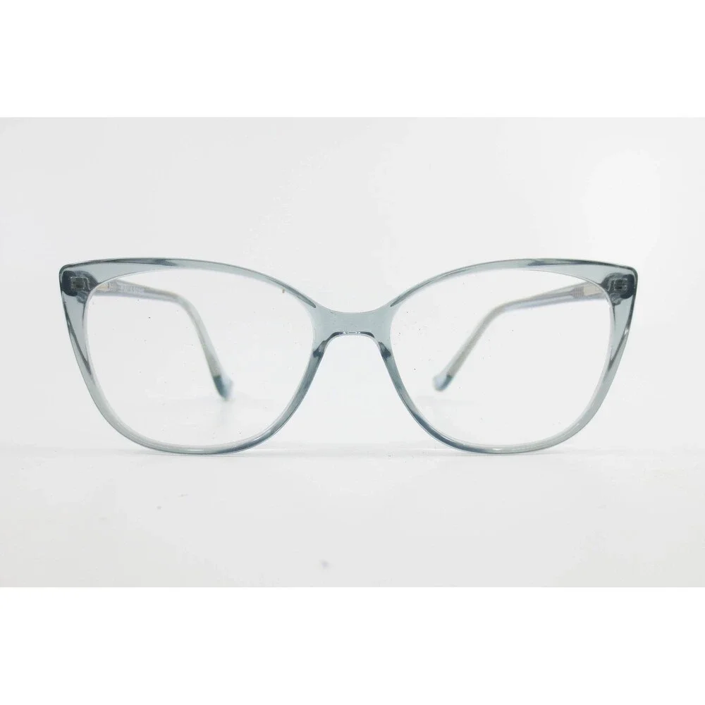 Warby Parker WP 20217 BL Cat Eye Eyeglasses Clear Blue Frames 53-15-140 Womens